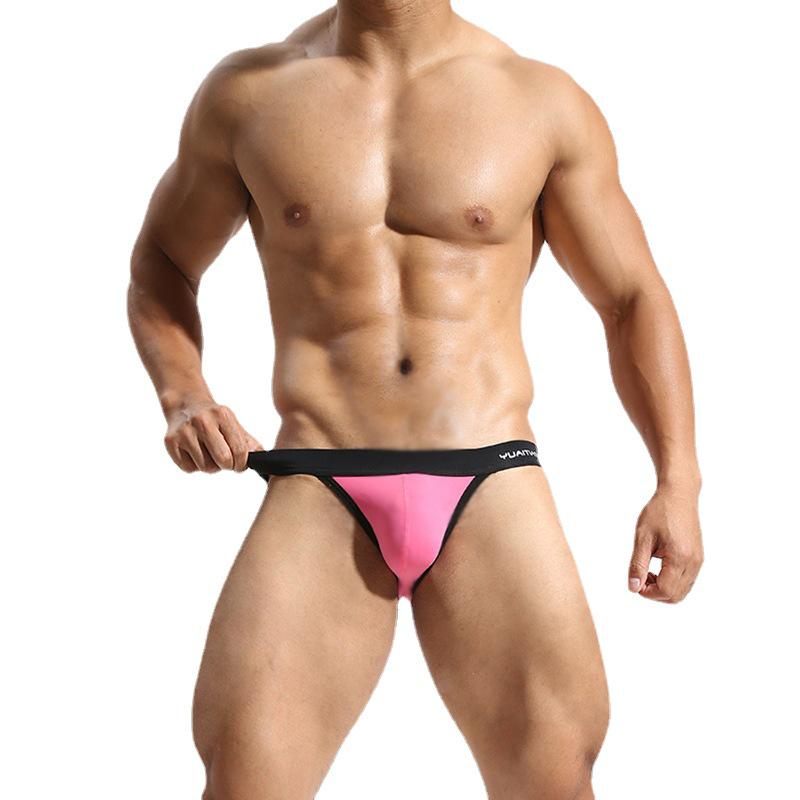 Men's Plus Size Nylon Briefs - Low Waist, Breathable, Youthful, Thin and Sexy Underwear