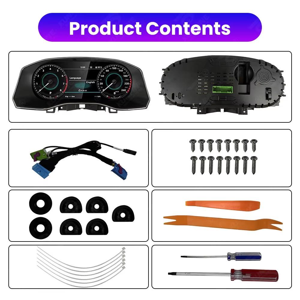 Volkswagen Amarok 2017-20 Digital LCD Speedometer Cluster