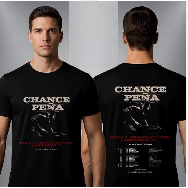 Chance Penna UK EU Tour 2026 When I Change My Mind I Dont Mean It T-SHIRT 3XL