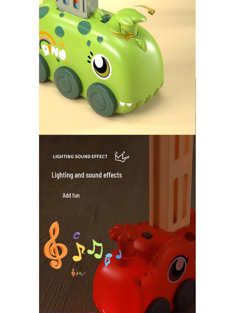 Electric Domino Train Set for Toddlers: Fun & Educational Building Blocks Toy