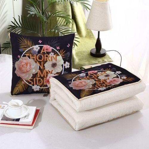 

Многофункциональный плед, складная подушка, подушка, ПП хлопок для дивана, кровати, автомобиля, путешествий 2 в 1, мультяшные подушки, подушки, пледы