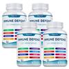 Multivitamin capsules, containing zinc, elderberry, vitamin D3, turmeric, immune support, antioxidant support, suitable for adults.