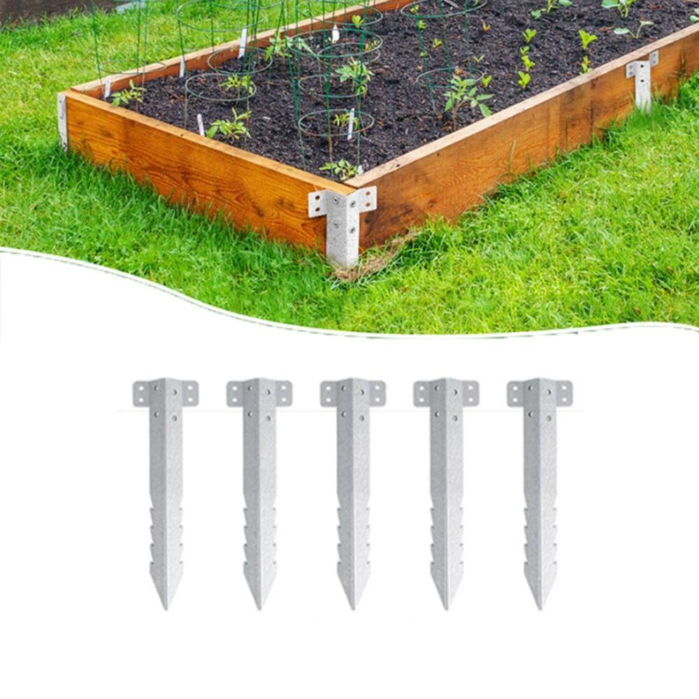 Stalen Constructie Spoorbielzen Beugel Heavy Duty Metaalmateriaal Paalbeugel Klein Formaat Getand Ontwerp