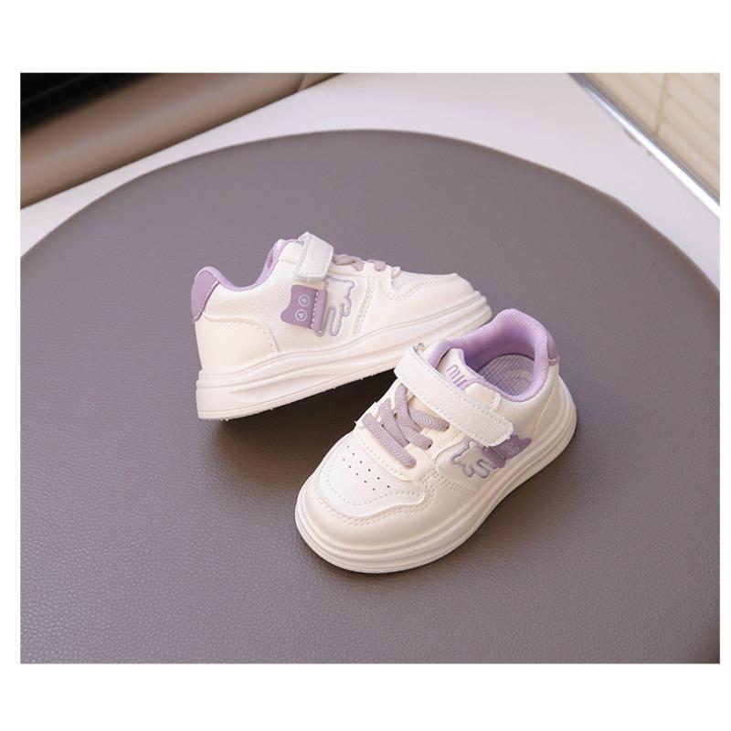 Mädchen Canvas-Schuhe Frühling und Herbst Neu Baby Schule Kleine Weiße Schuhe Jungen Sport Freizeitschuhe Rutschfeste Babyschuhe