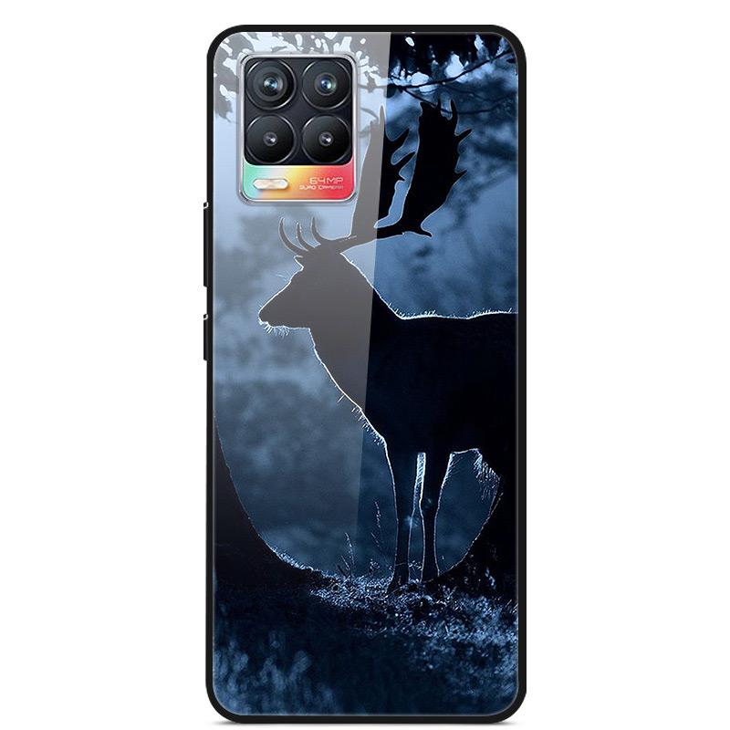 Glass Back Cover For Realme 8 Pro Case Tempered Glass Case For Realme 8 Pro 8i Realme 8 5G Phone Case Cover Realme8 5G Pro Funda