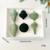 6Pcs/Set Velvet Christmas Tree Ornaments Shatterproof Christmas Decoration  Holiday Decor