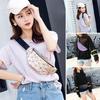 Elegant Geometric Holographic Waist Bags Stylish Fanny Belt Packs For Any Occasion