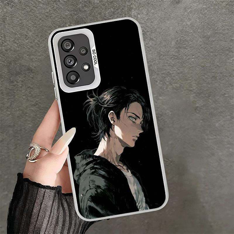 A-Attack On T-Titan Eren Yeager Shockproof Phone Case for Samsung A17 A16 A15 A14 A37 A57 A36 A56 A26 A35 A55 A25 A34 A54 A24 A1