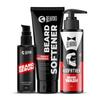Beard Care Kit With Serum 50 Ml Softener 50 G And Beard Wash 100 Ml For Soft Smooth Nourished Beard Grooming Set