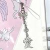 Mode Schmetterling Herz Perlen Anhänger Handy Kette Tasche Schlüsselanhänger Riemen