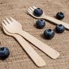 50/100pcs 14cm Disposable Wooden Spoon Fork Set for Party Wedding Cake Tasting Batch Practical Tableware Party Peripherals