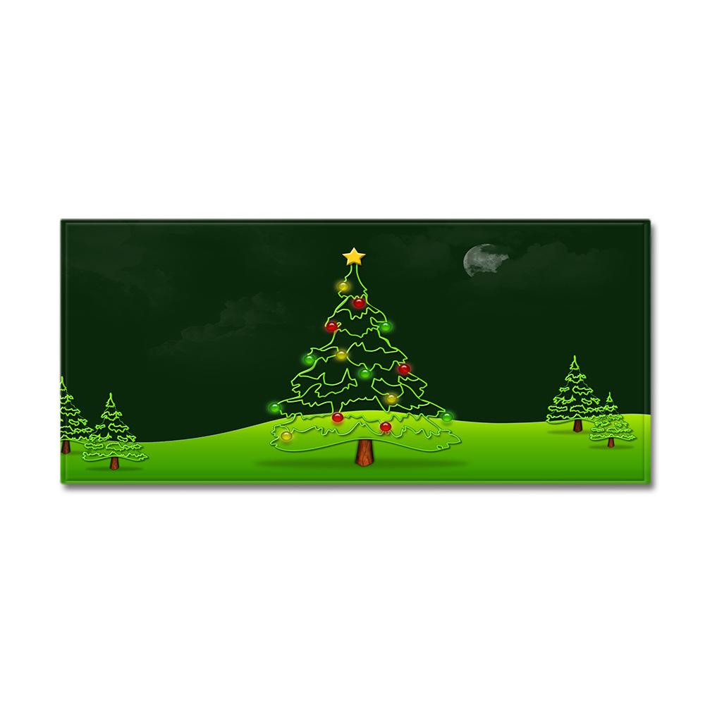 Christmas Kitchen Sand Carpet Doormat Long Floor Mat