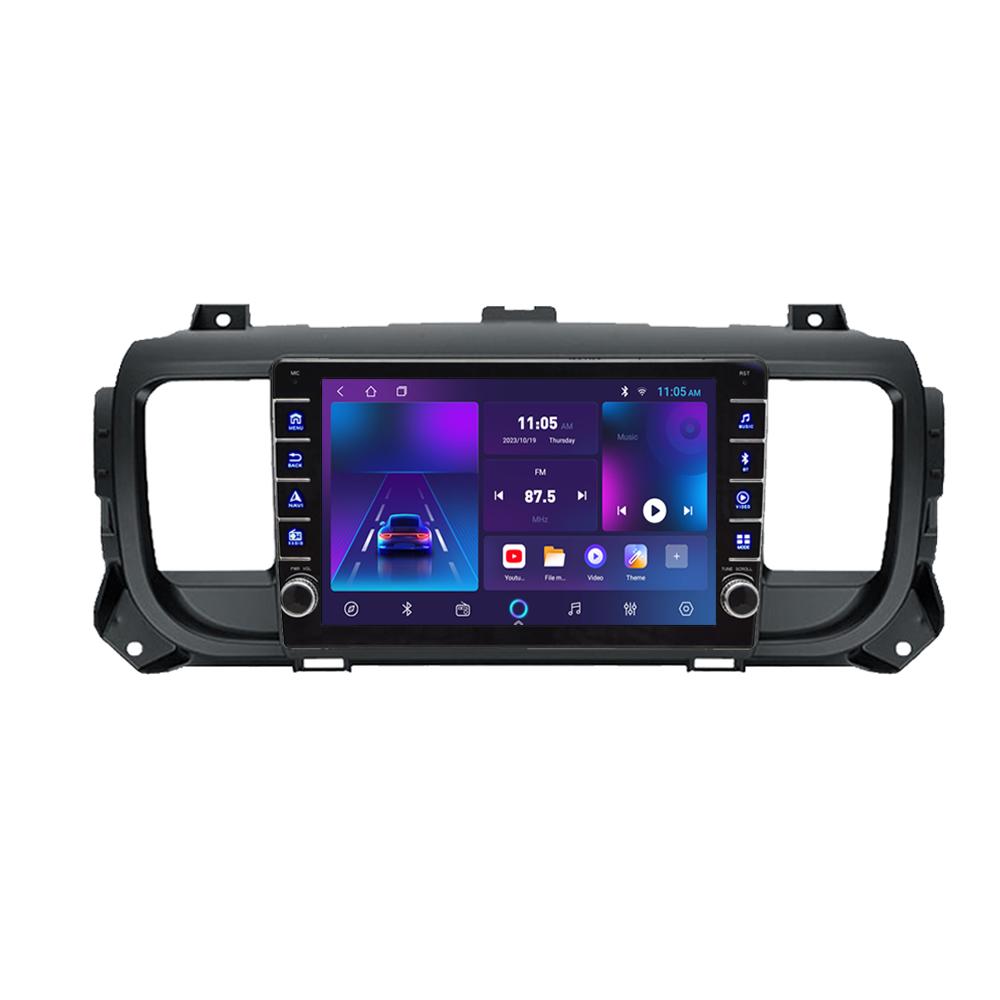 icreative Android For Citroen Jumpy 3 Space Tourer 2016-2021 With Button Knob Car Radio GPS Navigation Player Carplay 2+32GB
