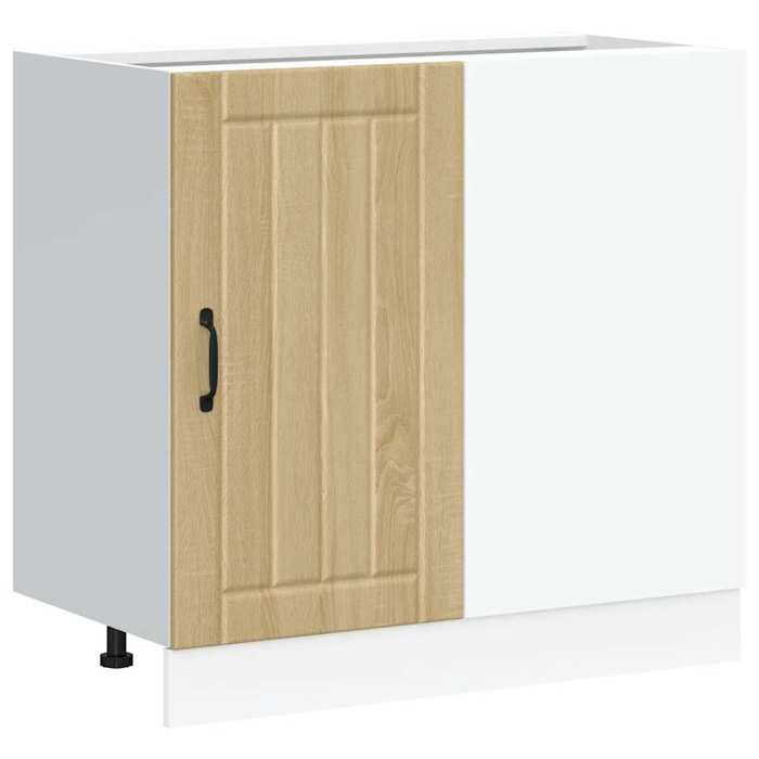 VidaXL Meuble de base de lavabo Lucca chêne sonoma bois d'ingénierie 854311