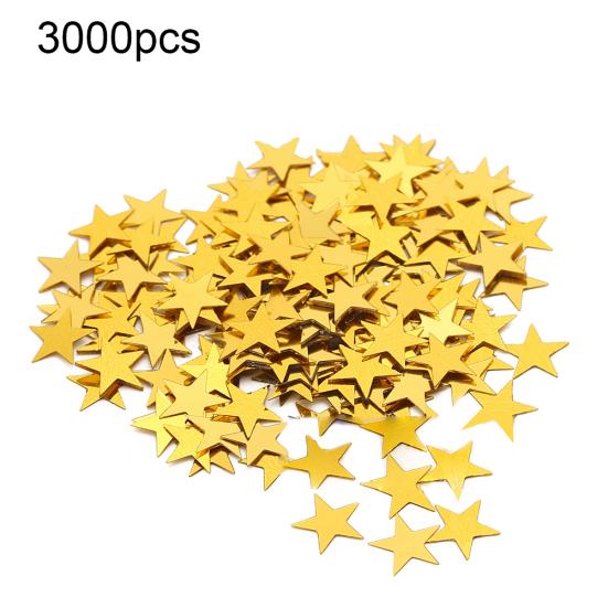 3000/1000Pcs Glitter Star Shape Balloon Confetti Table Wedding Party Decoration