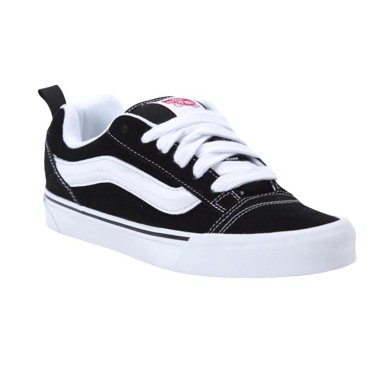 Vans Knu-Skool Black White Unisex Sneakers True-White VN0009QC6BT