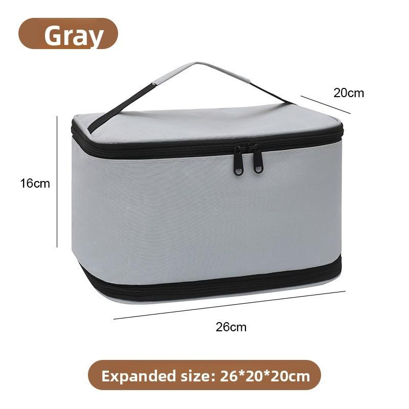 

Nylon Portable Multifunctional Cooler Bag With Large Capacity For Outdoor Travel серый