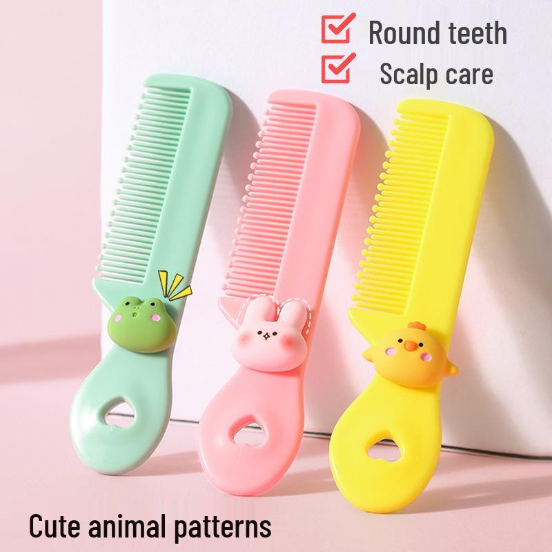 Cute Baby Massage Comb for Infants & Toddlers (0-3 Years) - Portable Hair Care Tool