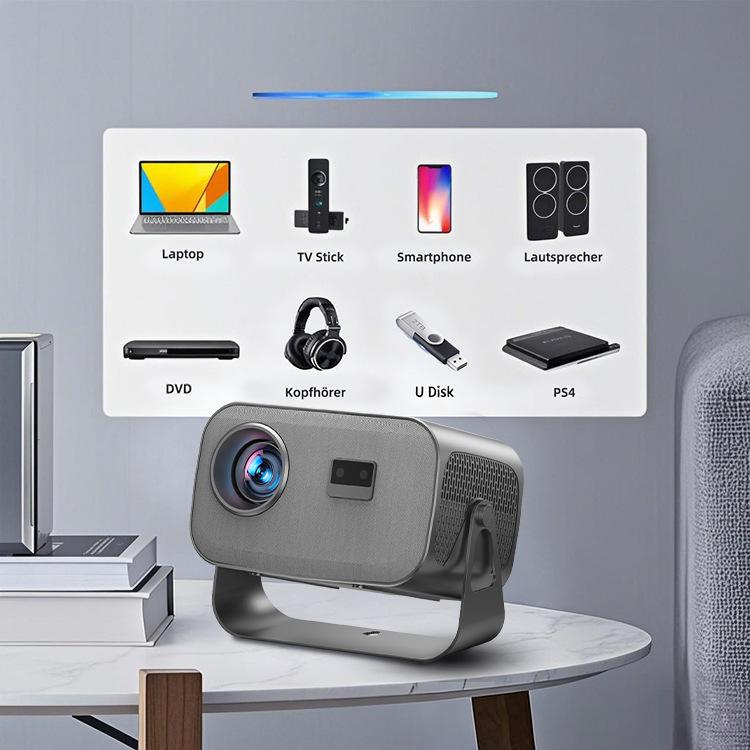 A10 Ultra HD International Projector for Bedroom, Office, or Dormitory.