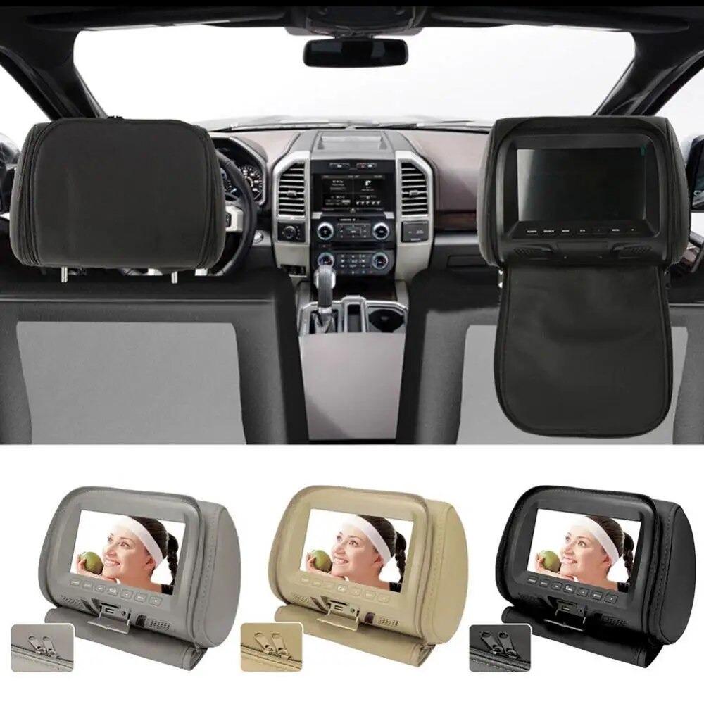 7Inch Touch Screen Car Headrest Monitor MP5 Player Pillow Monitor Car Video Players