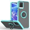 Magnetic Ring Holder TPU Bumper Shockproof Case For VIVO Y21 Y21S Y33S Y20 V21 V21E Y17 Y15 Y12 Y11 Matte Hard PC Back Cover