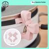 Bow Spatula Holder, Silicone Bow Shaped Spoon Rest,Anti-Scalding Silicone Utensil Holder, Spoon Holder For Pot Silicone Clip