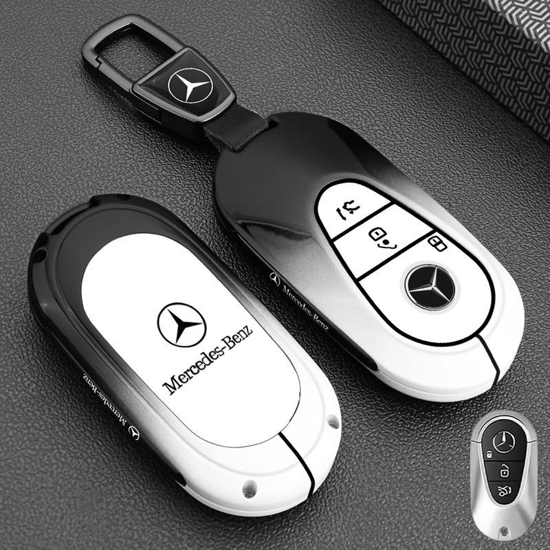 Zinc Alloy Car Key Case Cover for Mercedes Benz A E C CLA CLS G S SL GLB GLC GLA GLS GLE Class W204 W212 SLK SLC AMG Clk EQB EQC PM1