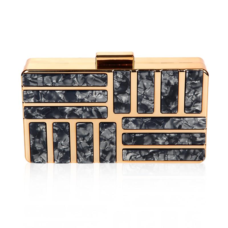 

Женский роскошный клатч 18cm*10cm*4cm чёрный