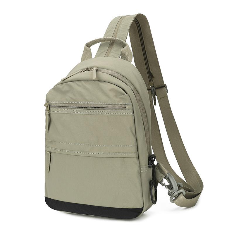 Schoolbag Japanese Korean mobile phone bag fashionable simple men's shoulder bag college student versatile trend messenger backpack women's bag