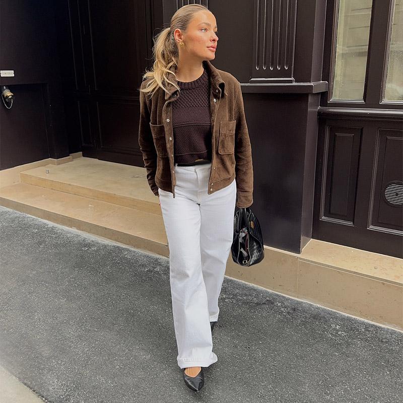 Dark Brown Faux Suede Jacket Women's Turndown Collar Single Breasted Short Jacket Windproof Warm Outerwear Retro Streetwear Autumn 2025