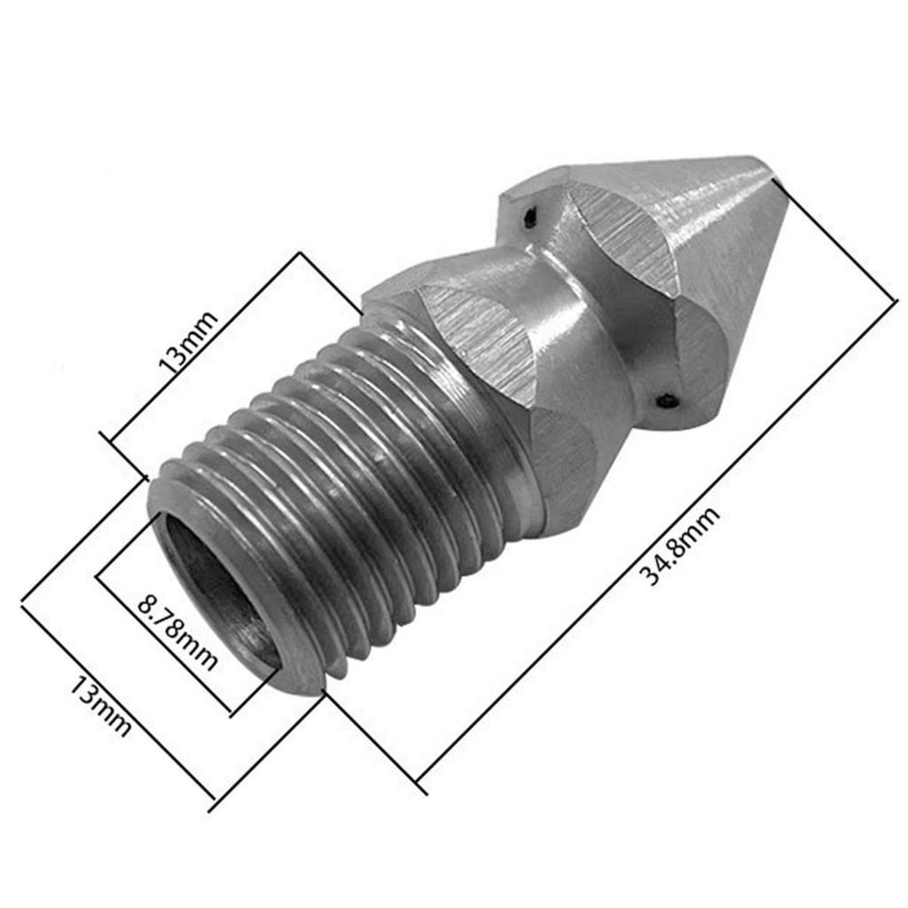 Sewer Cleaning Drain Jet Nozzle, Sewer Jet Nozzle, Parts, High Pressure Washer
