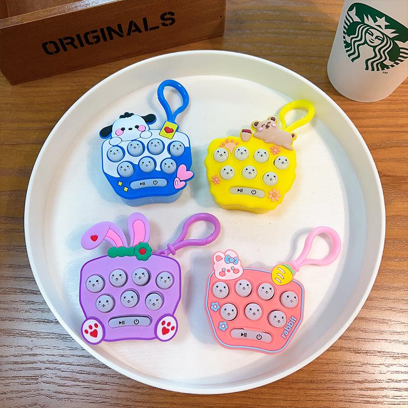 Mini Handheld Whack-a-Mole Spiel: Kinder Geschwindigkeitsreaktionstraining Schlüsselanhänger