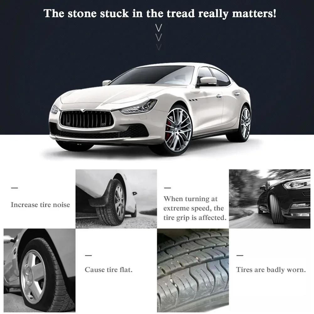 2025 Car Tire Cleaning Hook Multifunctional Stone Cleaning Tool Tire Tread Stone Remover Car Repair Tool For Car Motorcycle Bike