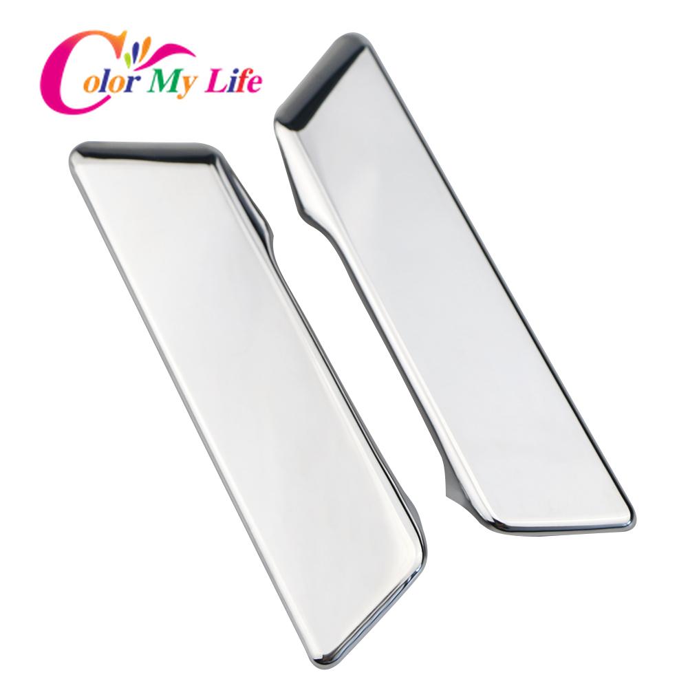 2Pcs/Set ABS Chrome Rear Door Handle Protection Cover Back Door Handle Trim for Toyota C-HR CHR 2016-2023