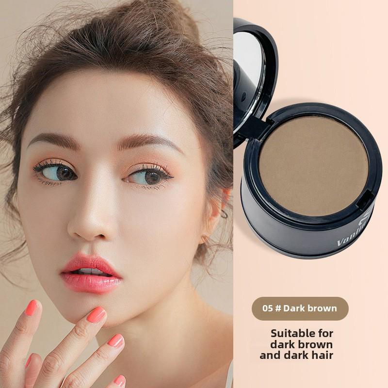 Fanlin Meidai Waterproof Hairline Powder for Natural Hairline Coverage and High Forehead Concealment.