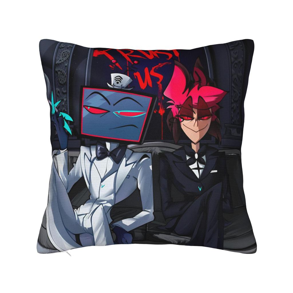 Decorative Pillowcase R-Radiostatic Vox Alastor  Merch Living Room  Pillow Case Cover Zipper Multiple Sizes