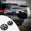 Rsq1 2Pcs Not Affect ACC Car Front Grille Emblem Rear Trunk Lid Cover For VW Tiguan 2017 2018 2019 2020 Auto Accessories