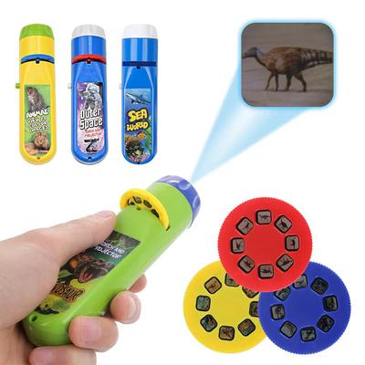 Projector Flashlight Toy Children Early Education Toys Cognitive Bedtime Story Lighting Mode Projection Story Machine TMZ