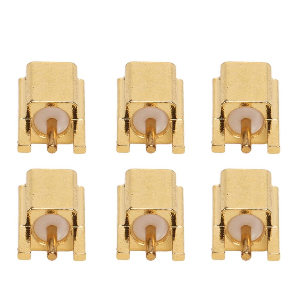 10PCS MMCX Socket 3 Pin Connection Female Jacks Coaxial RF Connector Set OFC Material 50ohms