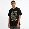 WWII Flying Tigers Fighter Plane Retro Military Air Force Graphic T-Shirt Pure Cotton T-shirt