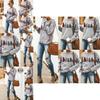 Felpa Natalizia da Donna Elegante a Manica Lunga Pullover per Occasioni Festive
