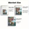 Cult of the Lamb 2D Flat Pattern Flannel Blanket High Quality All Seasons Warmth and Comfort Perfect for Christmas Gifts.PMT0914329