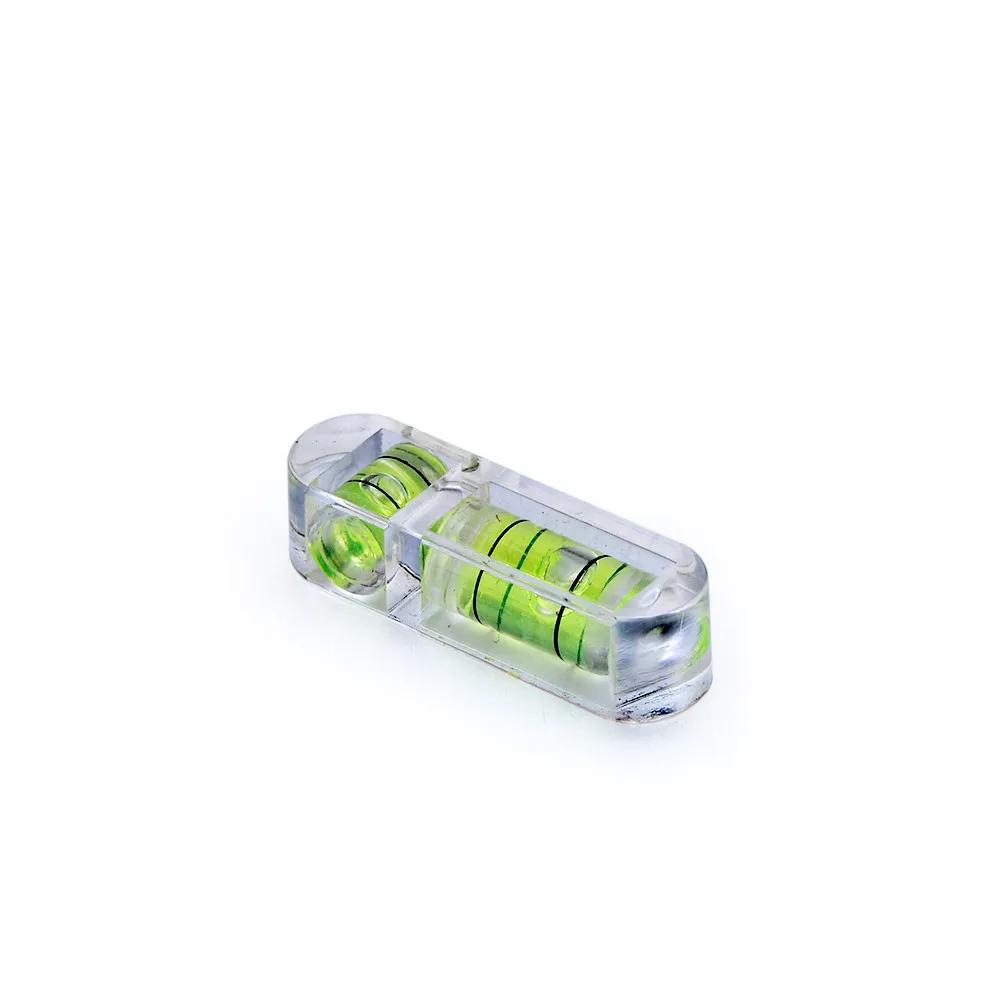 Acrylic Spirit Level Mini Bubble Spirit Level T-type Spirit Level for Measuring Instrument Tool 29.5*8.8*7.3mm