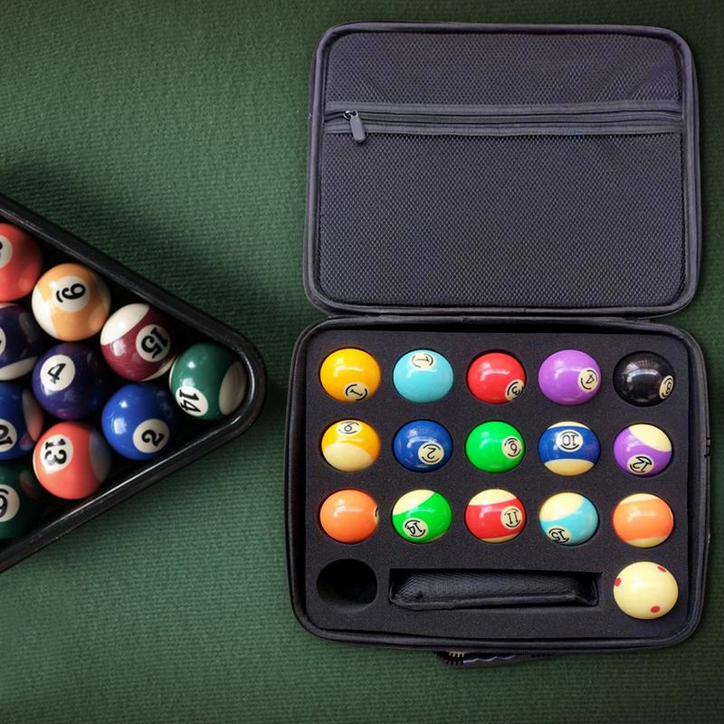Portable Billiard Balls Bag Holder Convenient Pool Ball Backpack Billiard Pool Balls Carrying Travel Case