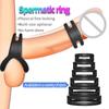 Silikon Penis Ring Ejakulation Verzögerung Cock Ringe Dick Erektion Cockring Männliche Keuschheit Erwachsene Sex Spielzeug Für Männer Sperren Sperma homosexuell