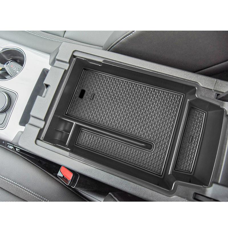 Center Console Organizer for Chevy Blazer 2024 Accessories, ABS Armrest Storage Box ert Tray