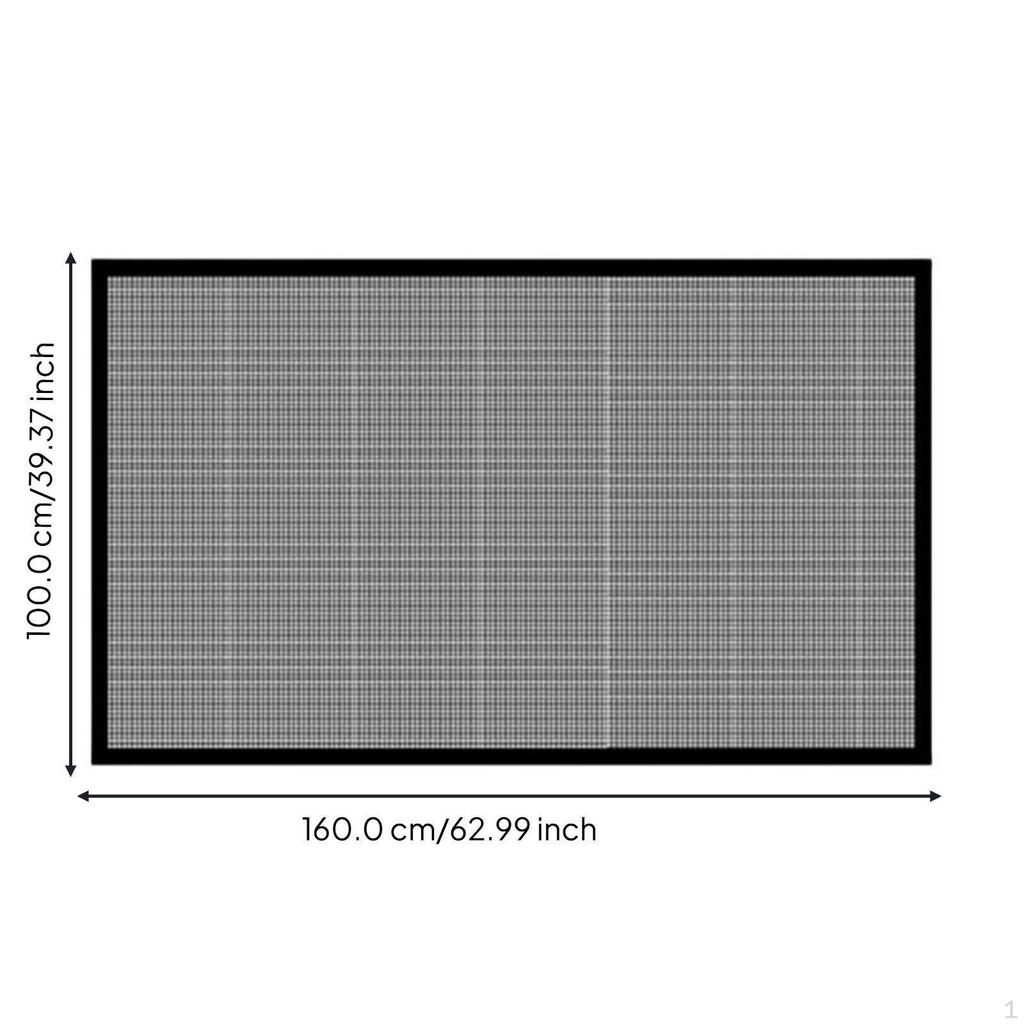 Car Sunroof Fly Screen, Stylish Sunlight & Shading, Sun Protection Mesh, Universal Fit Black