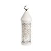 Decorative LED Desk Light with Hollowed Iron Stand for Mantels Tabletop Display Dining Room Bedroom Festival Decoration
