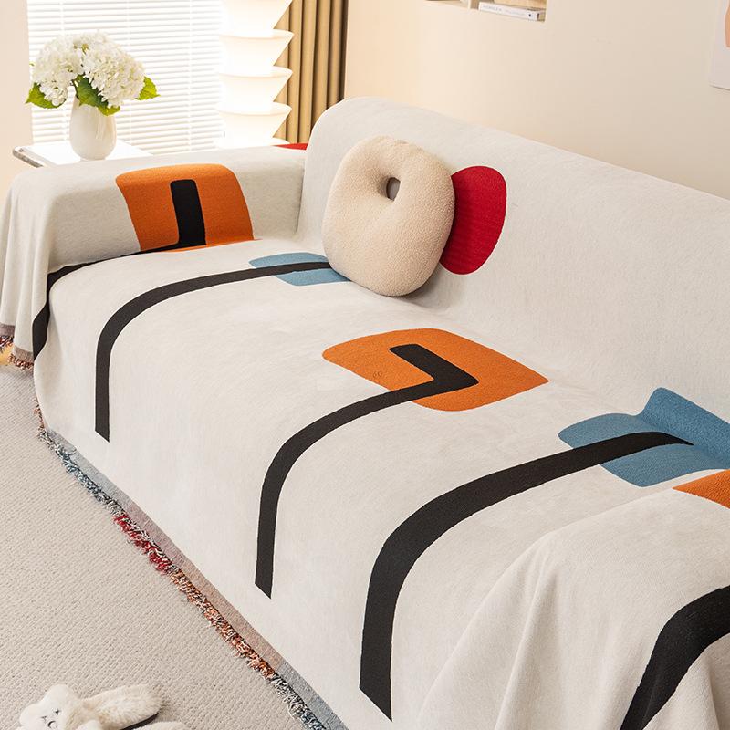 Современный простой чехол для дивана — фото 4