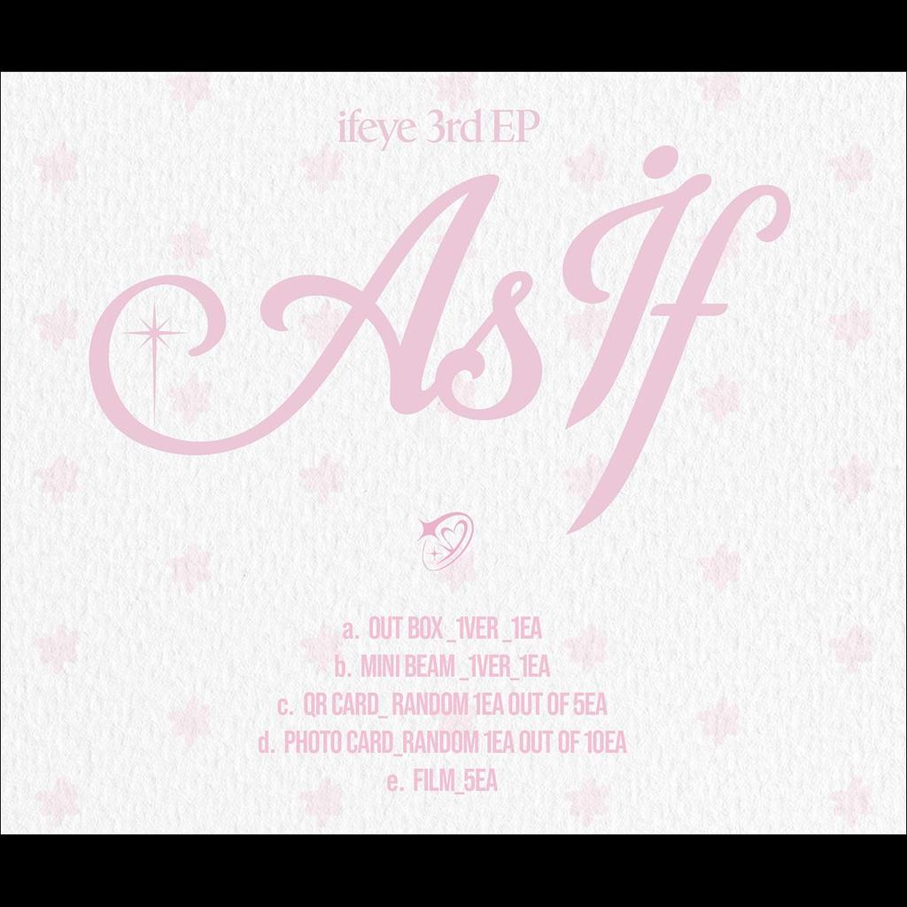 ifeye [As if] minibeam ver. 3rd EP Album + Free Gift